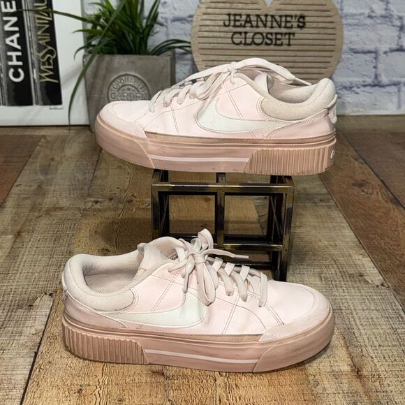 Nike Court Legacy Lift Shoes DM7590 600 Light Soft Pink Sail Size 9 - Picture 10 of 10
